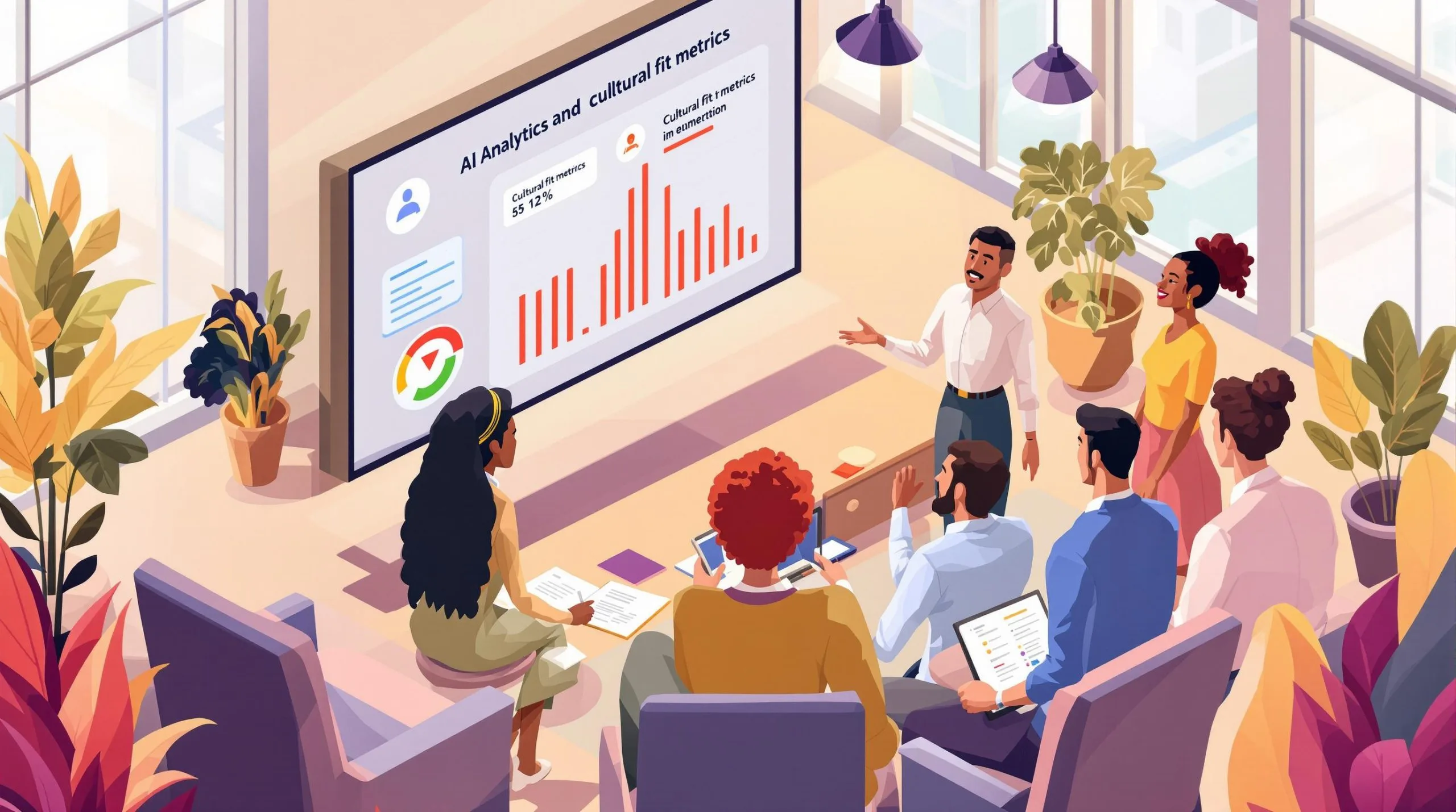 AI-powered cultural fit analysis in recruitment process